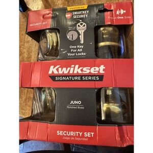 Kwikset Signature Series Knob and Deadbolt Combo Pack